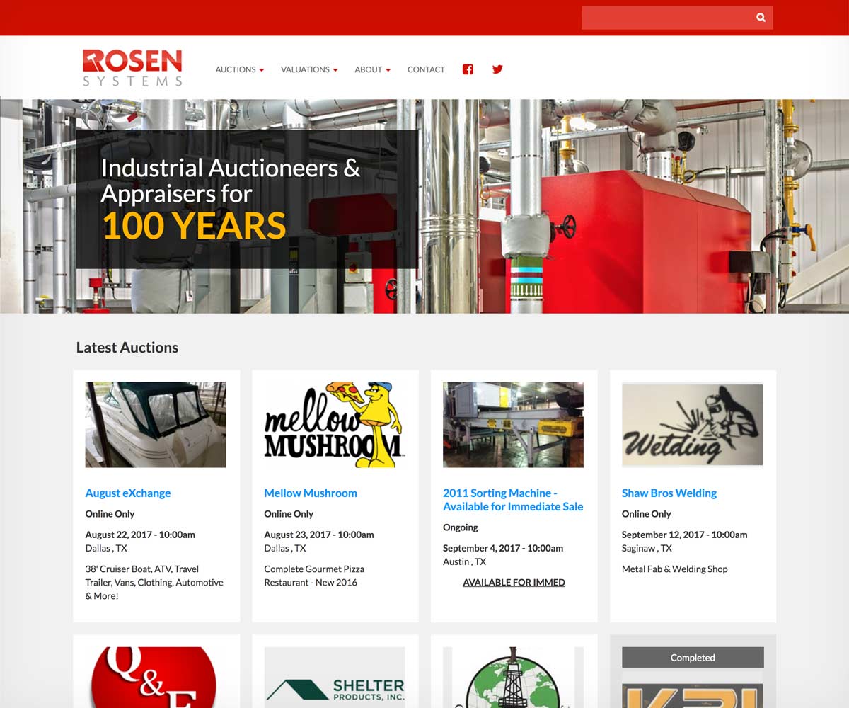 Rosen Systems homepage