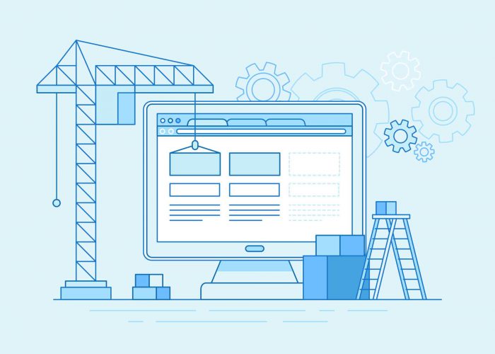 building website illustration