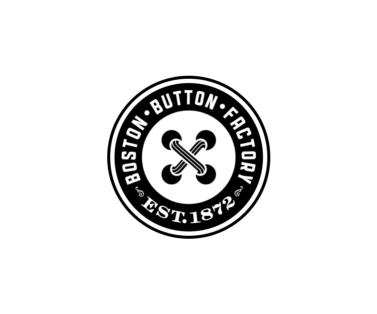 boston button factory logo design