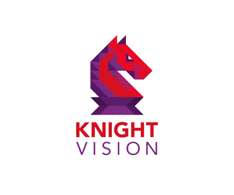 knight vision logo design