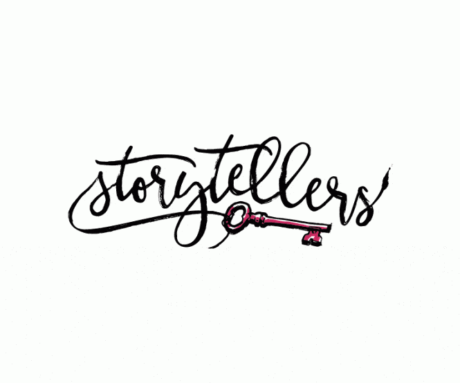 storytellers logo design